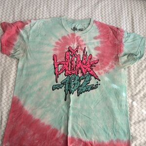 Tie-Dye Short Sleeve Tee - Red and Green
